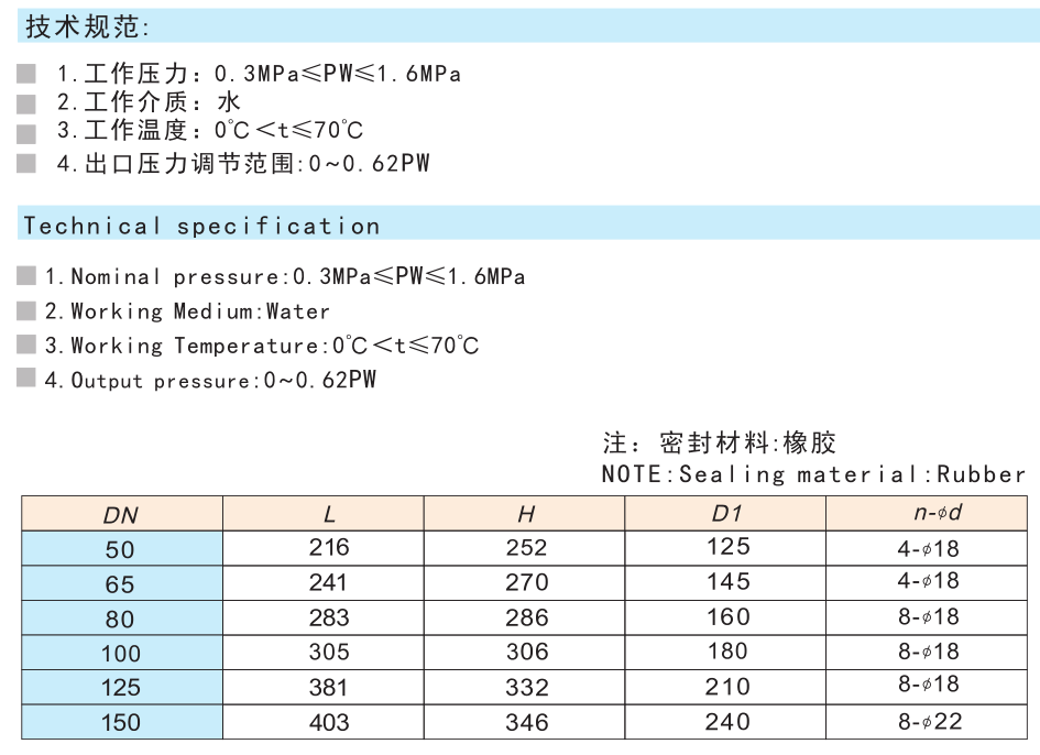 710黃銅活塞式可調(diào)減壓閥 Y43X-16T