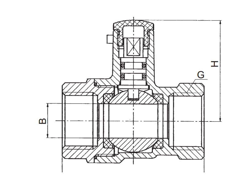 黃銅外螺紋球閥 Q11F-20T